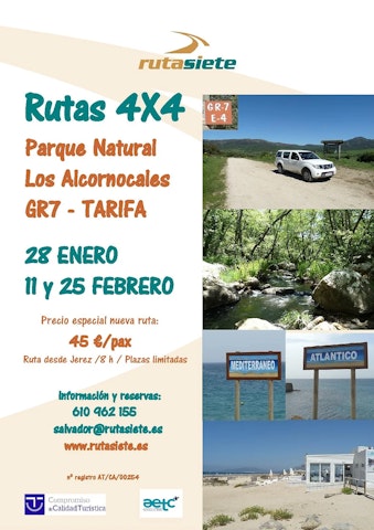 Imagen sobre Ruta 4x4 Parque Natural Los Alcornocales GR7 - Tarifa